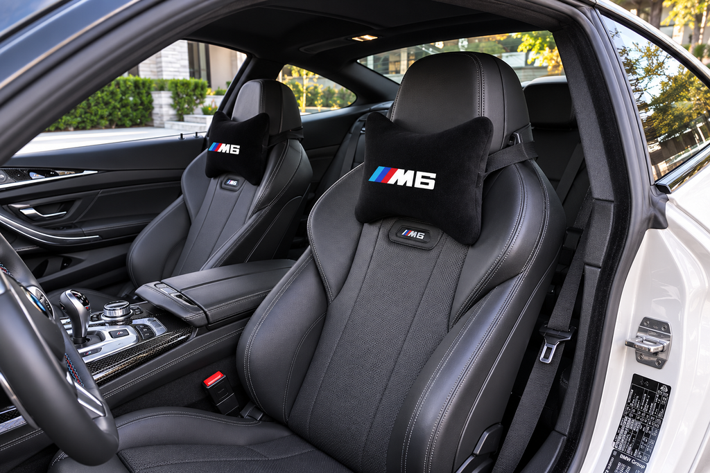 Bmw M3-M4-M5-M6-M8 Velvet Neck Pillow, 2pcs