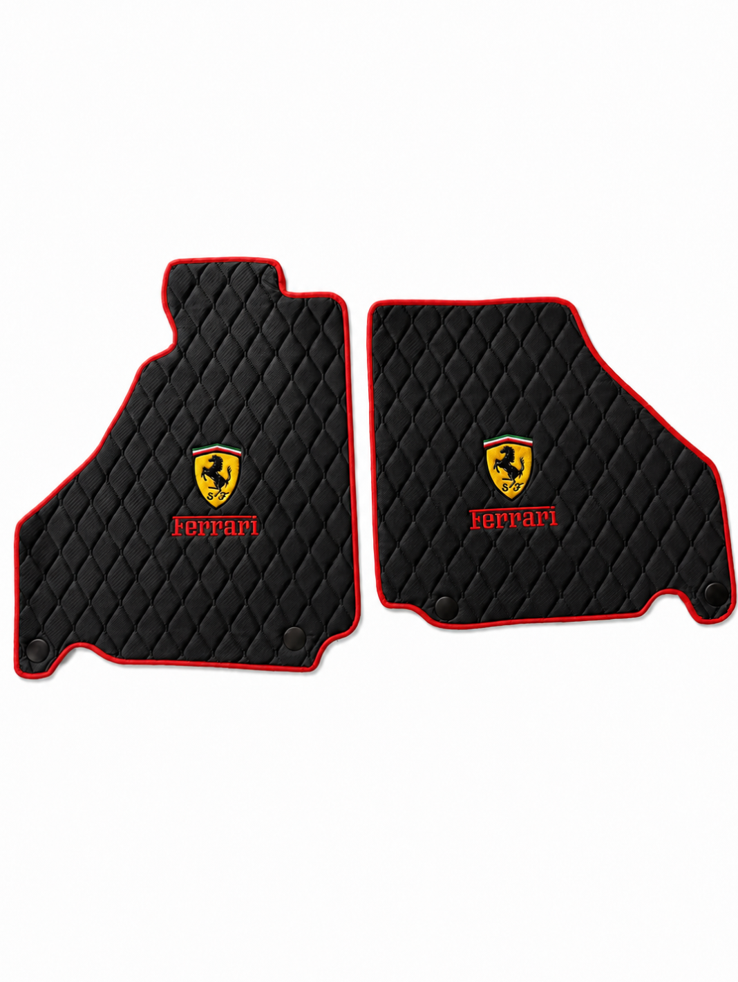 Ferrari Leather Car Floor Mat, Ferrari Waterproof Custom Car Mat