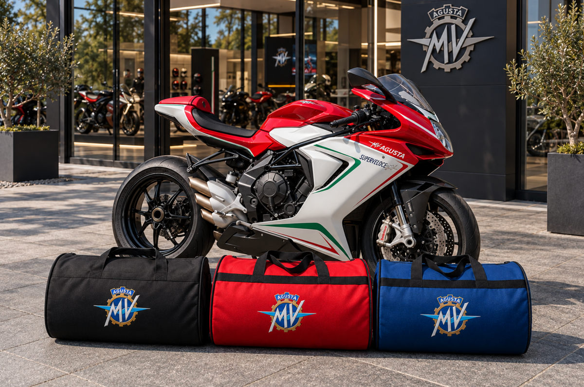 Mv Agusta Motorcycle Duffel Bag – Premium Travel & Gear Bag for Riders