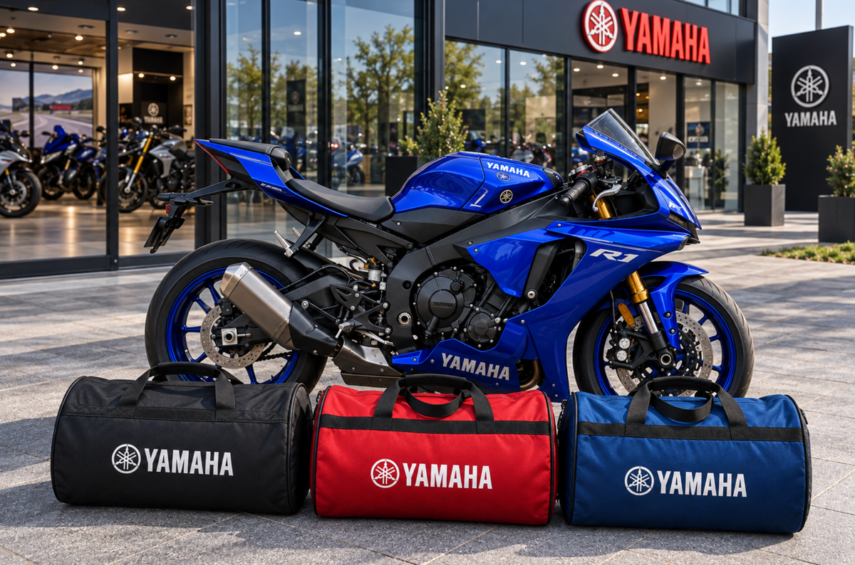 Yamaha Motorcycle Duffel Bag – Premium Travel & Gear Bag for Riders