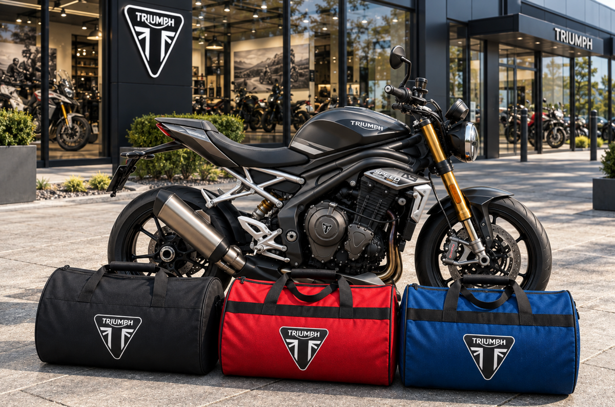 Triumph Motorcycle Duffel Bag – Premium Travel & Gear Bag for Riders
