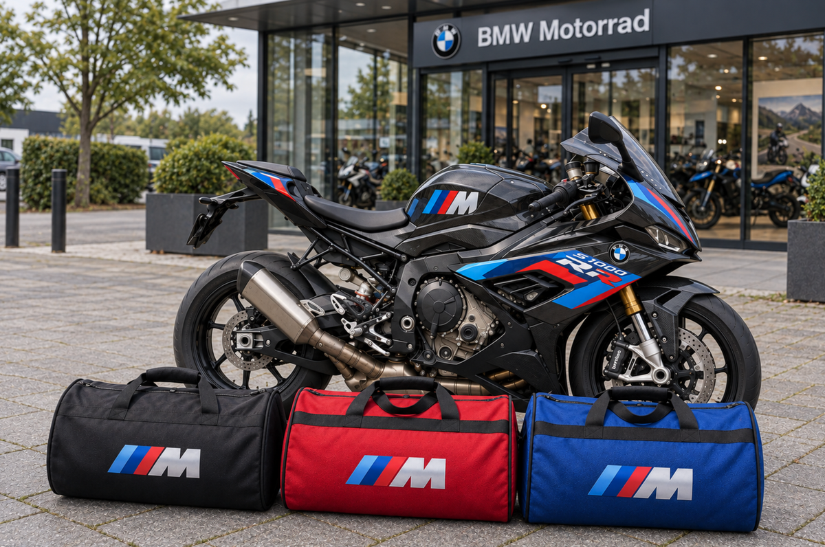 BMW M Motorcycle Duffel Bag – Premium Travel & Gear Bag for Riders