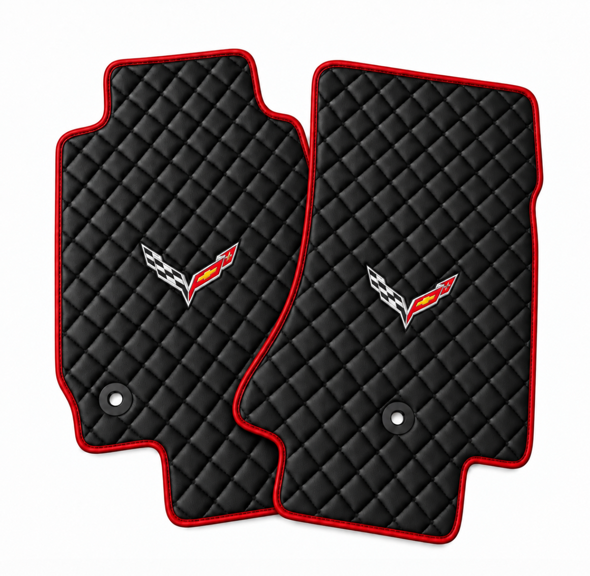 CORVETTE C7 leather car floor mat, CORVETTE waterproof custom car mat