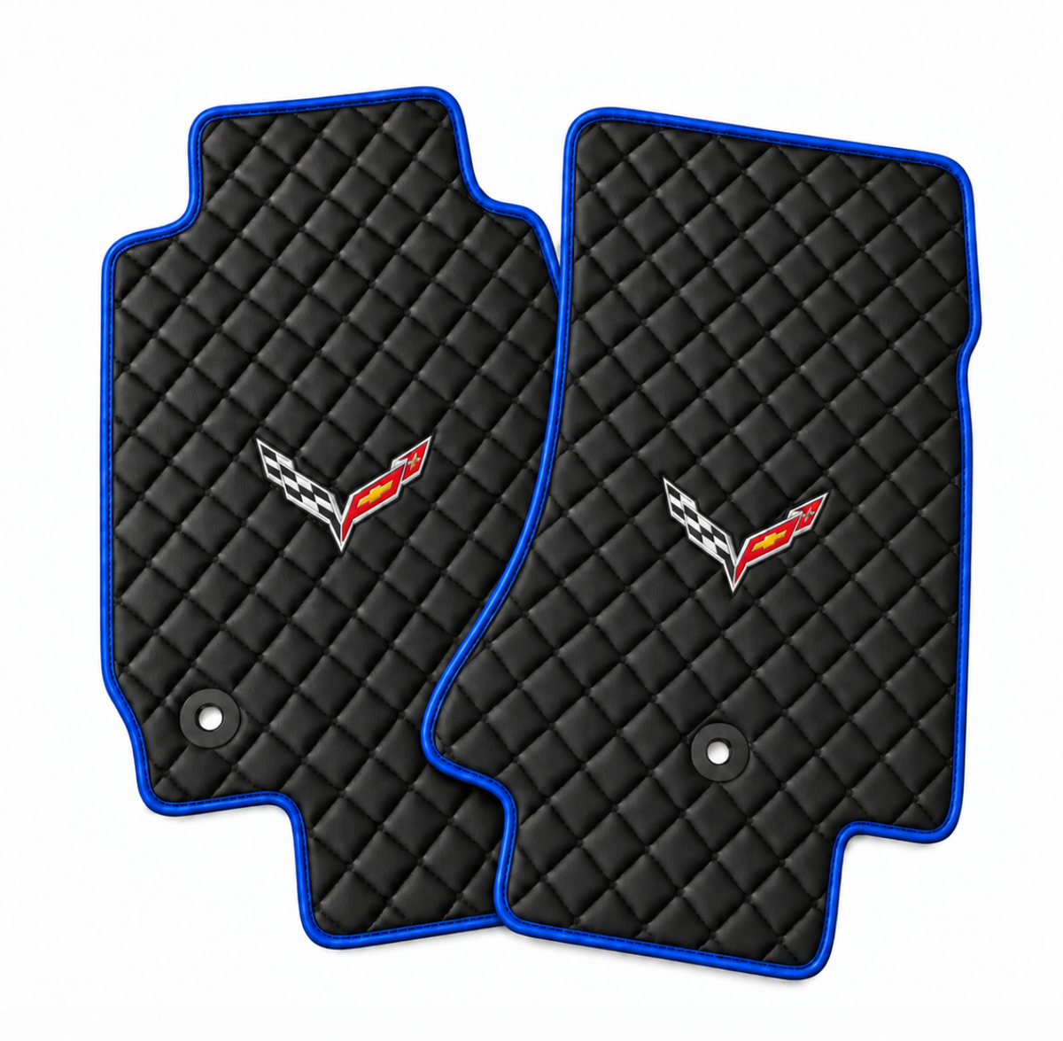 CORVETTE C7 leather car floor mat, CORVETTE waterproof custom car mat