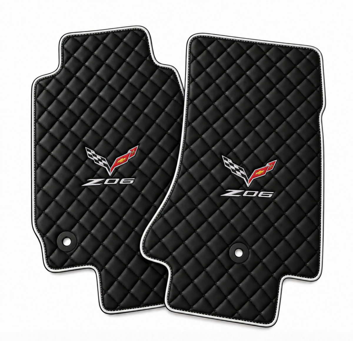 CORVETTE C7 Z06 leather car floor mat, CORVETTE waterproof custom car mat