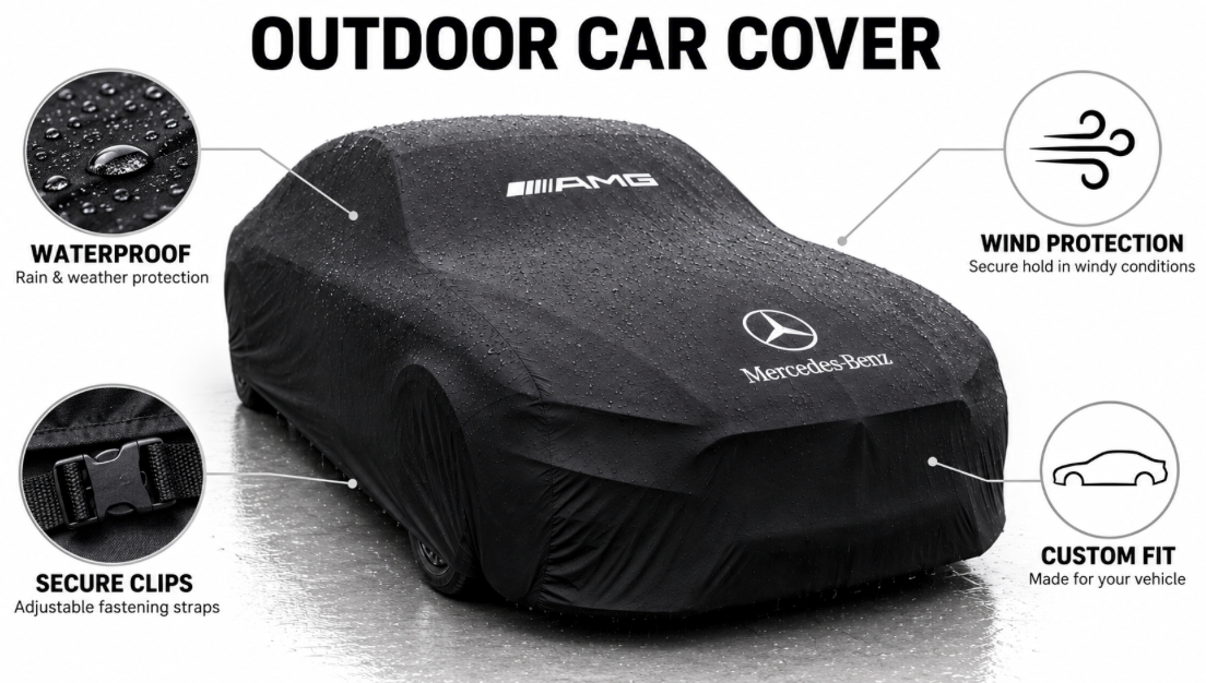 Mercedes Benz Car Cover, AMG custom-made Outdoor car cover