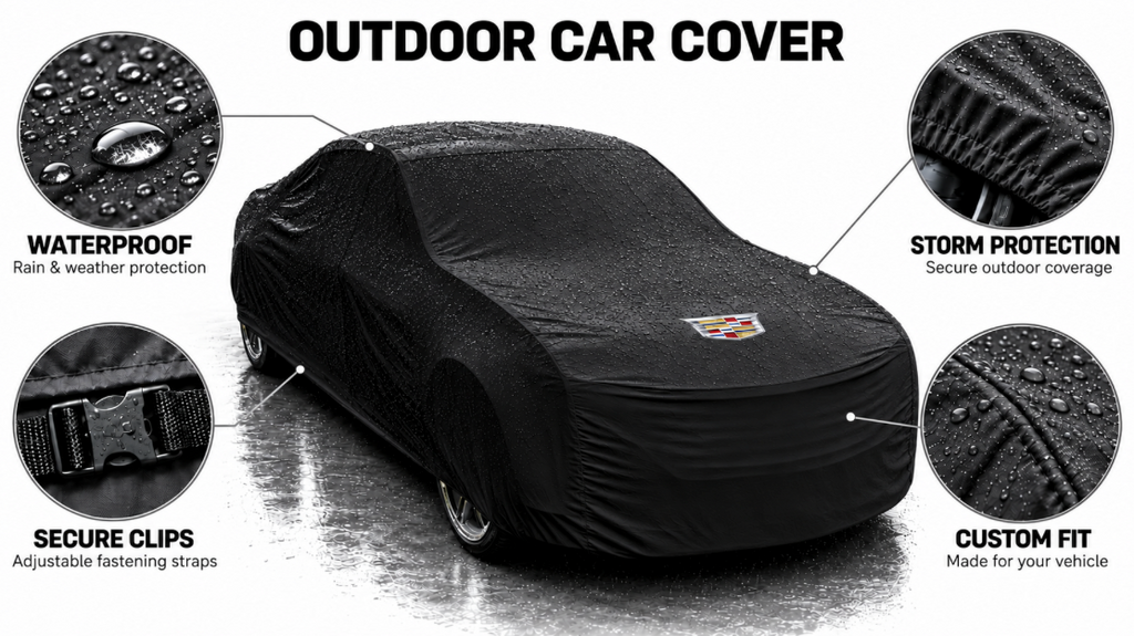 Cadillac car cover, Cadillac custom-made Outdoor car cover