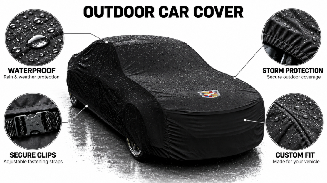 Cadillac car cover, Cadillac custom-made Outdoor car cover