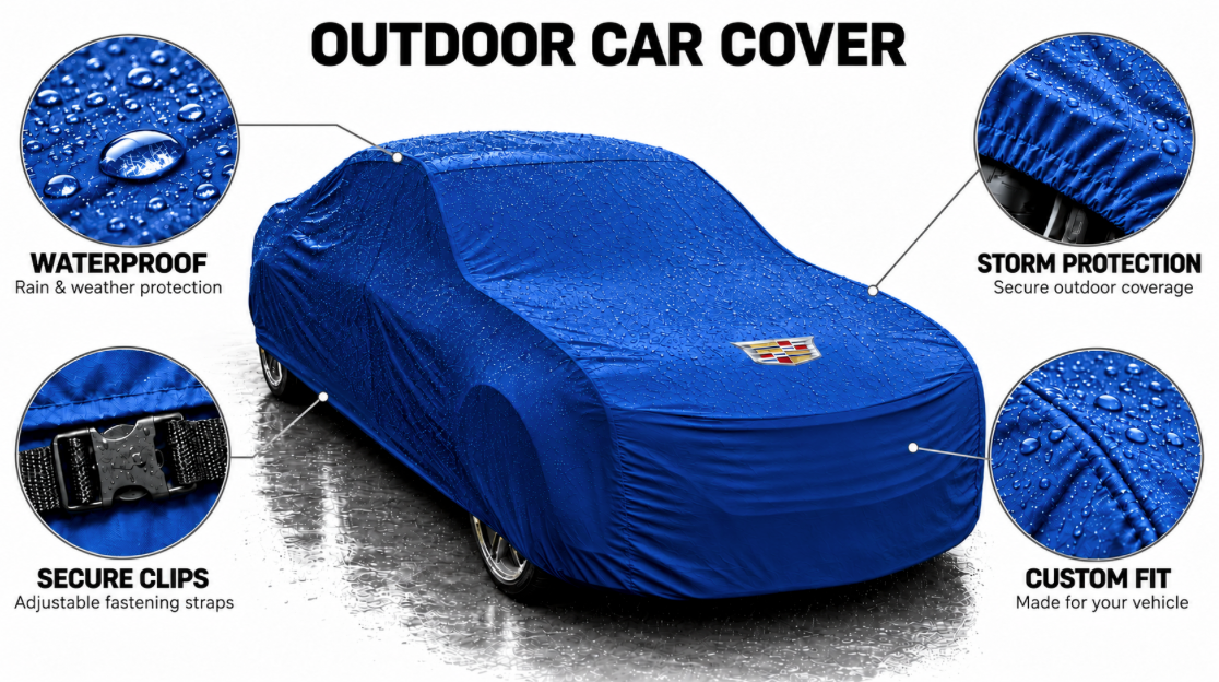 Cadillac car cover, Cadillac custom-made Outdoor car cover