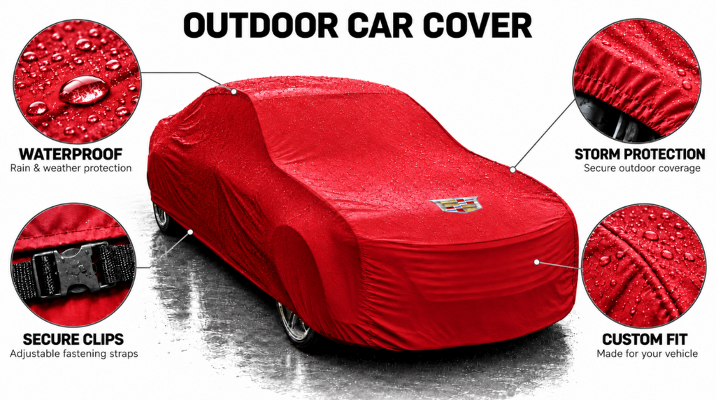 Cadillac car cover, Cadillac custom-made Outdoor car cover