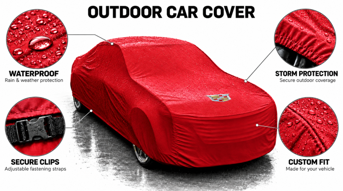 Cadillac car cover, Cadillac custom-made Outdoor car cover