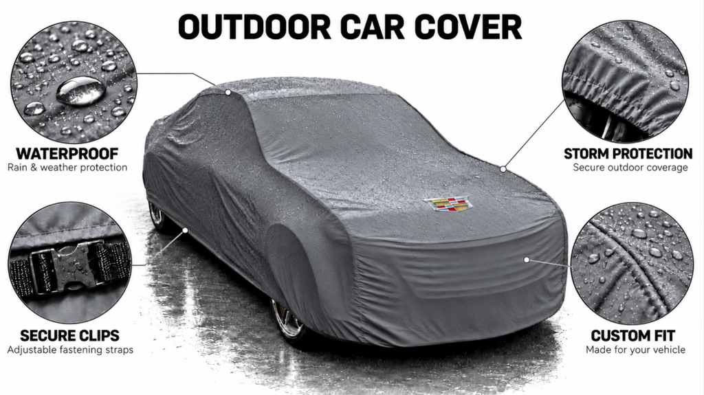 Cadillac car cover, Cadillac custom-made Outdoor car cover