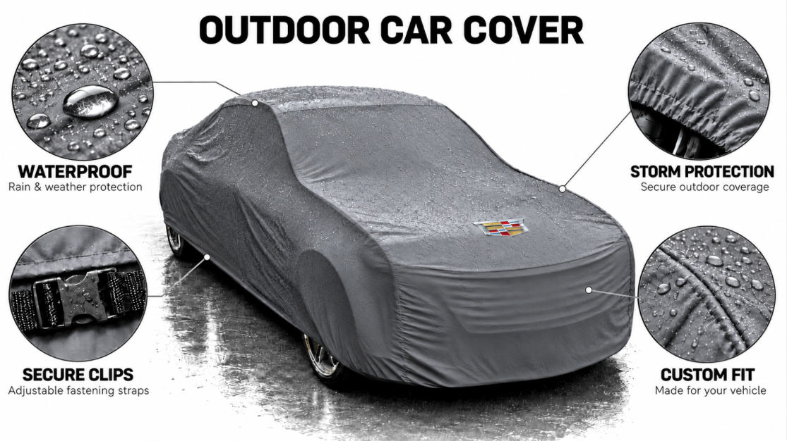 Cadillac car cover, Cadillac custom-made Outdoor car cover