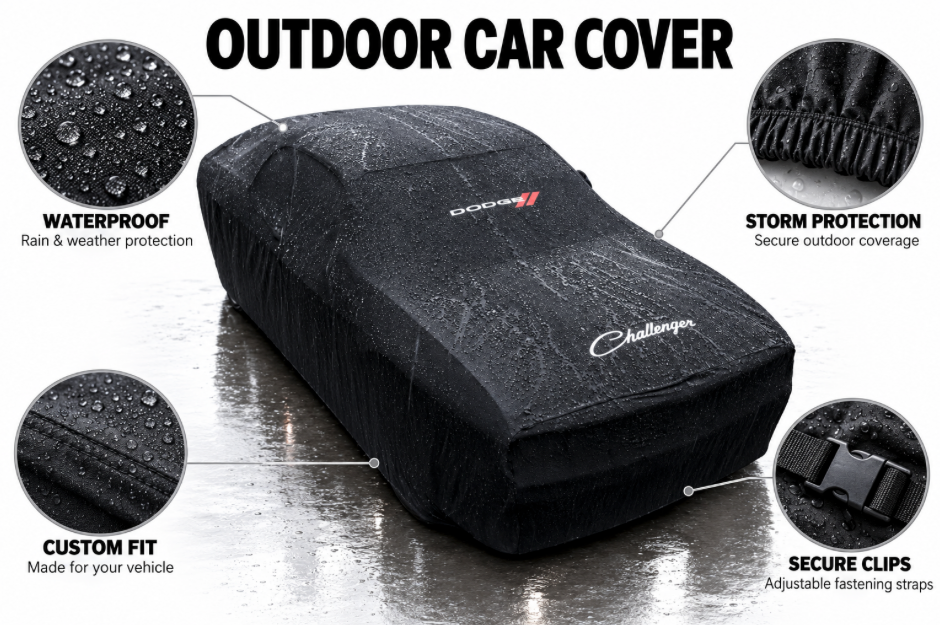 DODGE CHALLENGER car cover, DODGE CHALLENGER custom-made Outdoor car cover