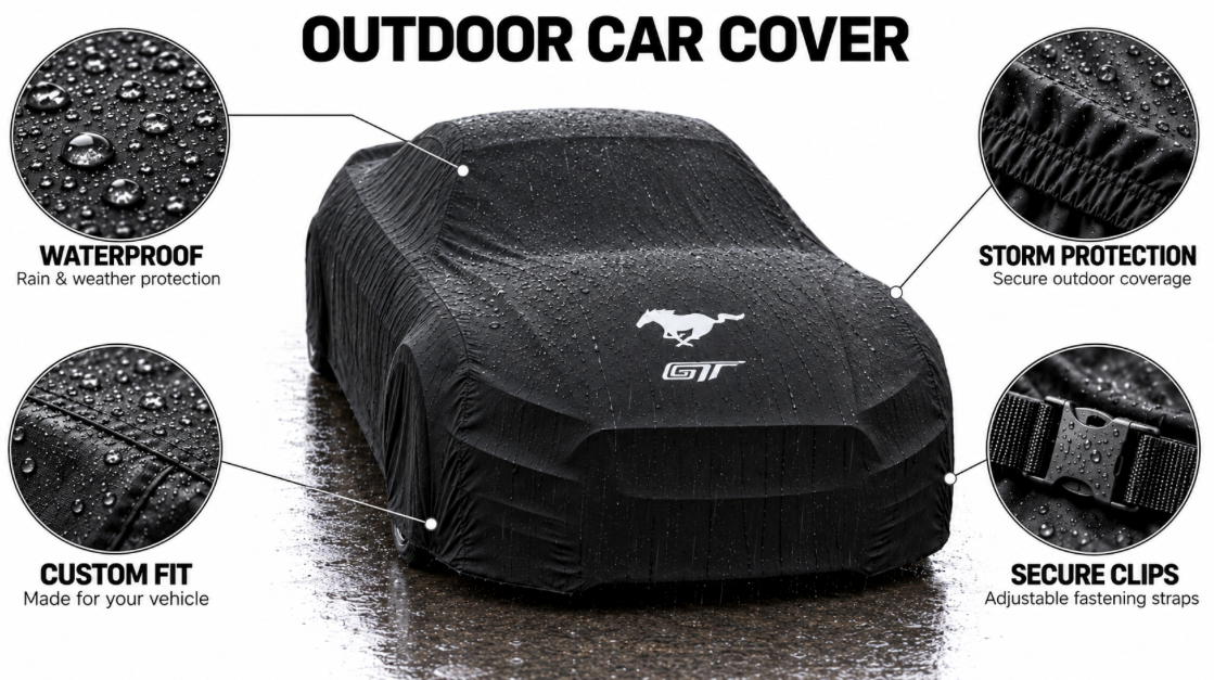 MUSTANG GT Car Cover, MUSTANG GT custom-made Outdoor car cover