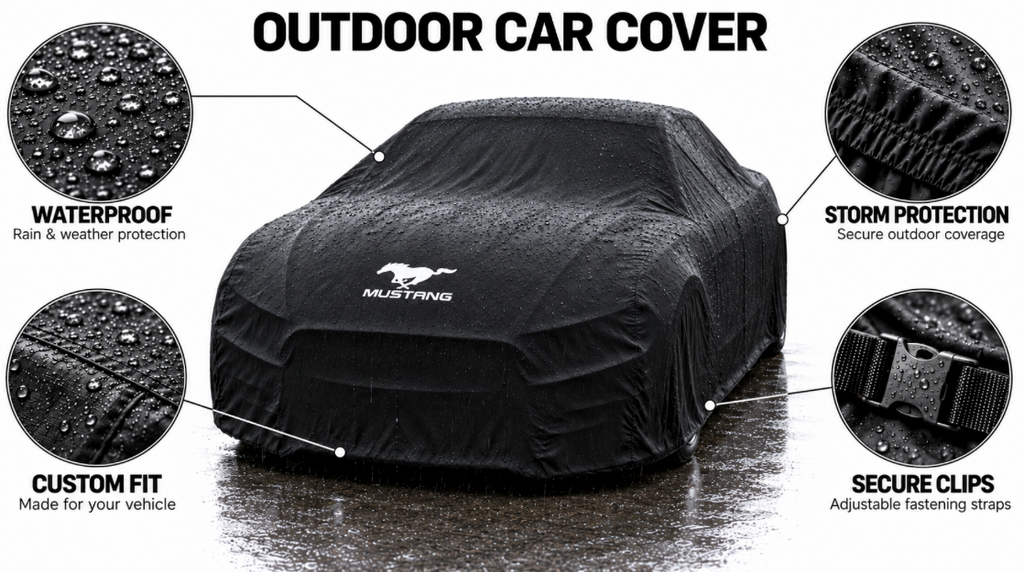 MUSTANG Car Cover, MUSTANG custom-made Outdoor car cover