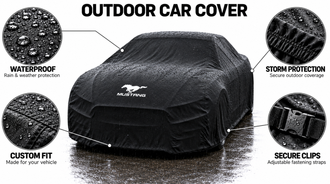 MUSTANG Car Cover, MUSTANG custom-made Outdoor car cover