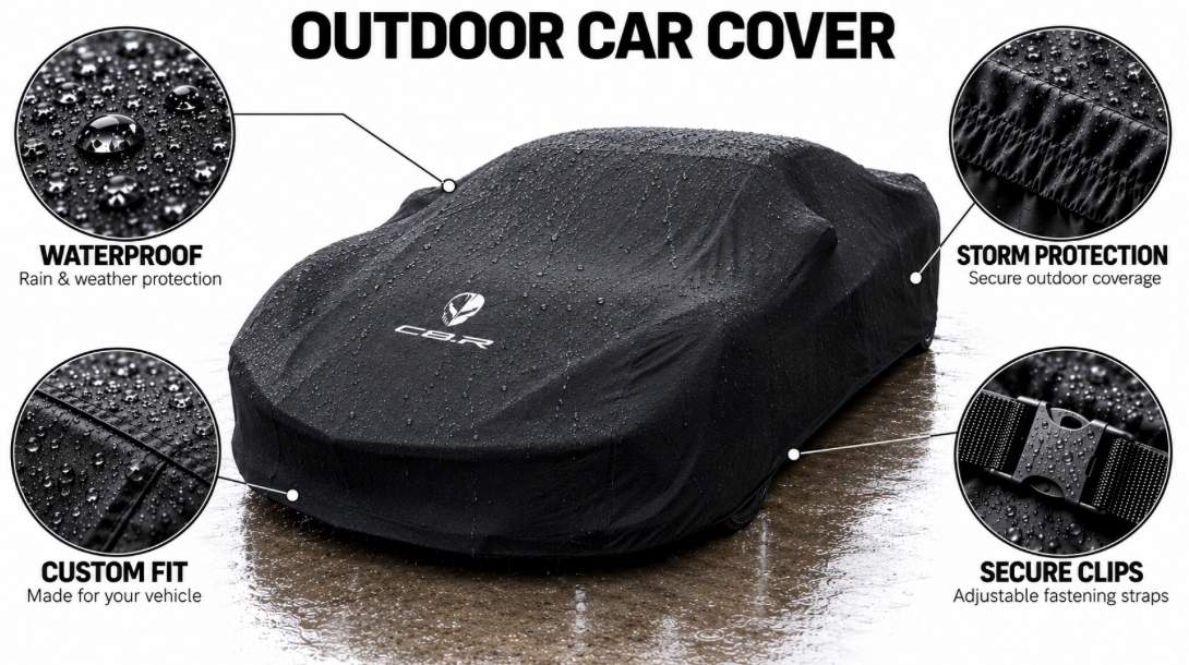 CORVETTE C8.R car cover, CORVETTE C8.R custom-made Outdoor car cover