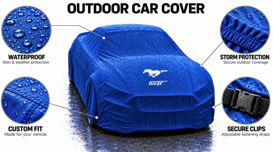 MUSTANG GT Car Cover, MUSTANG GT custom-made Outdoor car cover