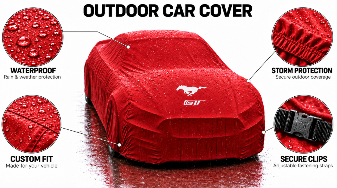 MUSTANG GT Car Cover, MUSTANG GT custom-made Outdoor car cover