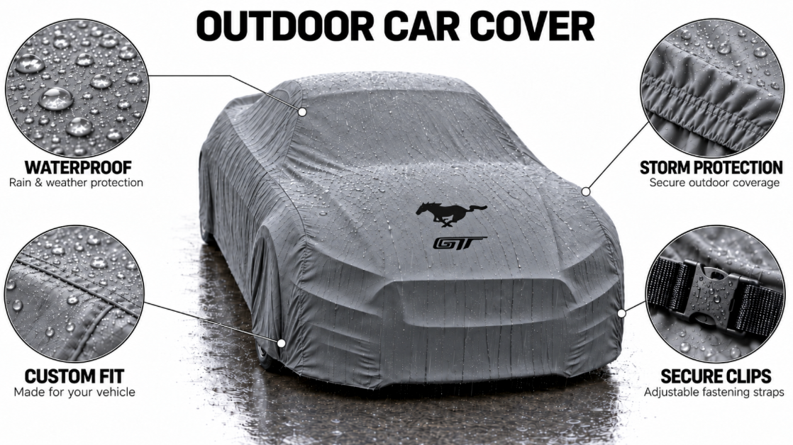 MUSTANG GT Car Cover, MUSTANG GT custom-made Outdoor car cover