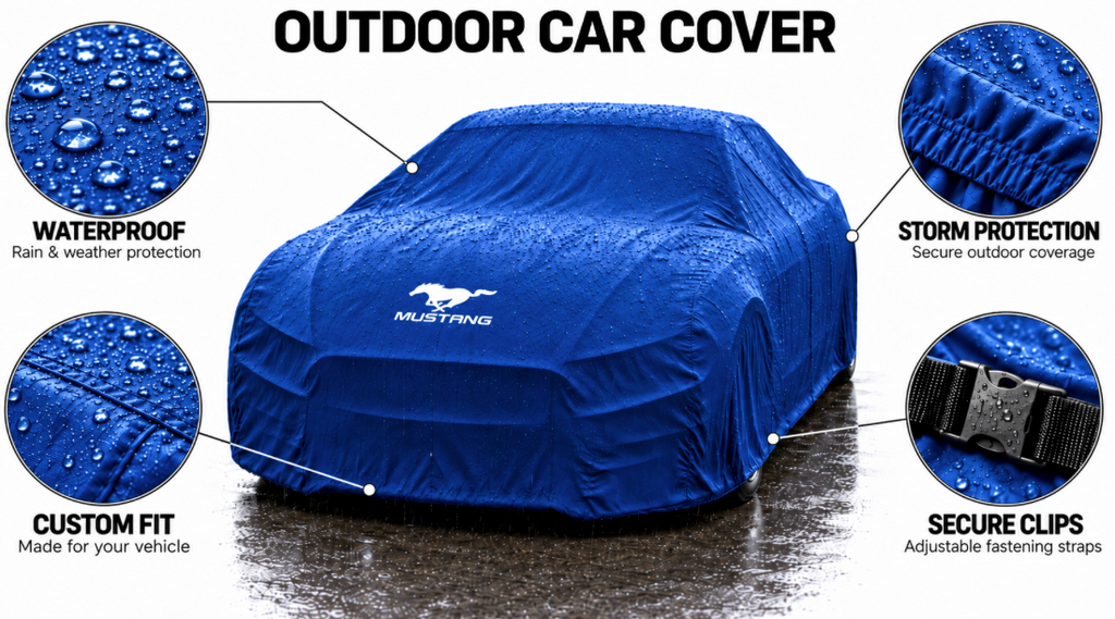 MUSTANG Car Cover, MUSTANG custom-made Outdoor car cover
