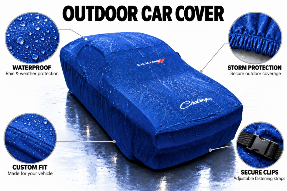 DODGE CHALLENGER car cover, DODGE CHALLENGER custom-made Outdoor car cover