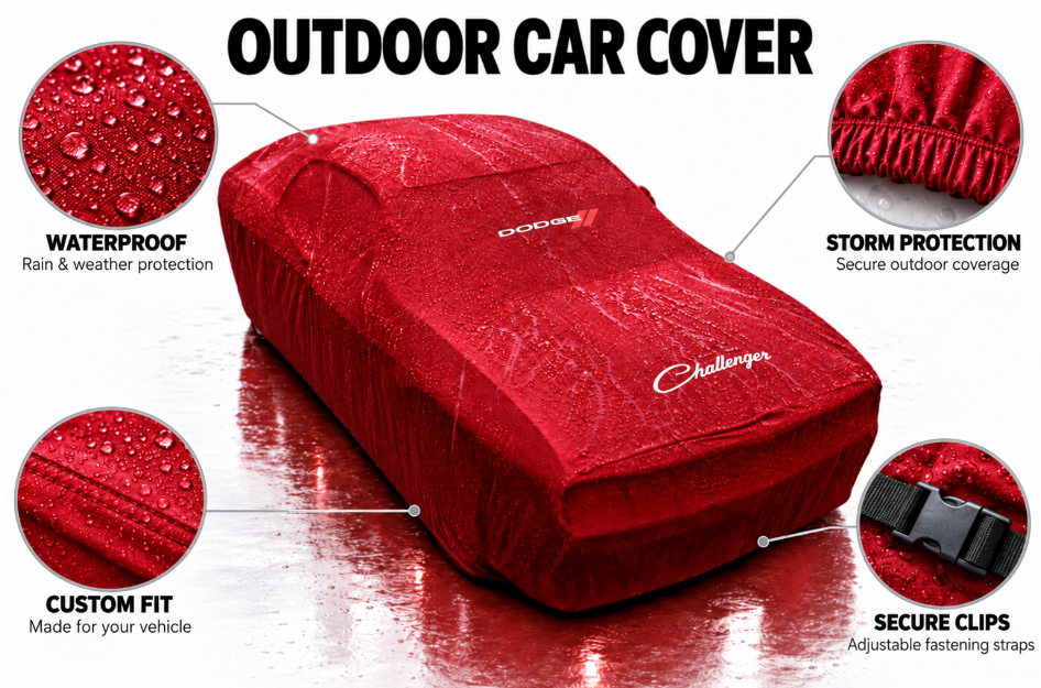 DODGE CHALLENGER car cover, DODGE CHALLENGER custom-made Outdoor car cover