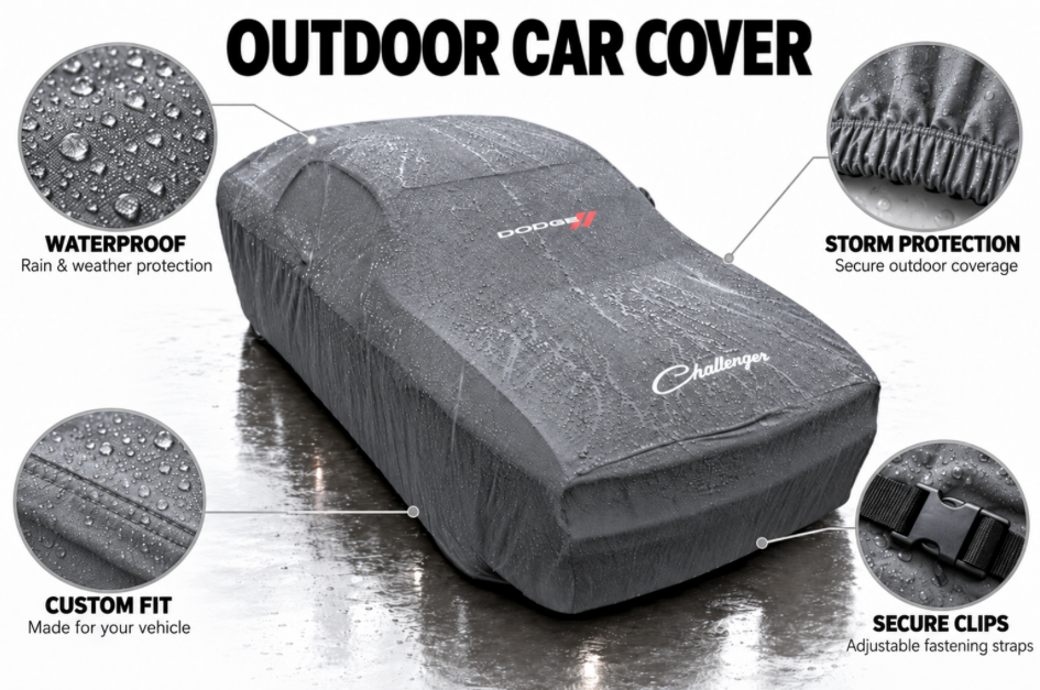 DODGE CHALLENGER car cover, DODGE CHALLENGER custom-made Outdoor car cover