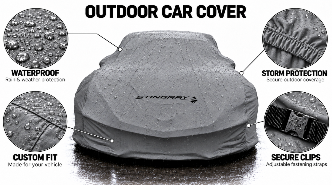 CORVETTE Stingray car cover, CORVETTE Stingray custom-made Outdoor car cover