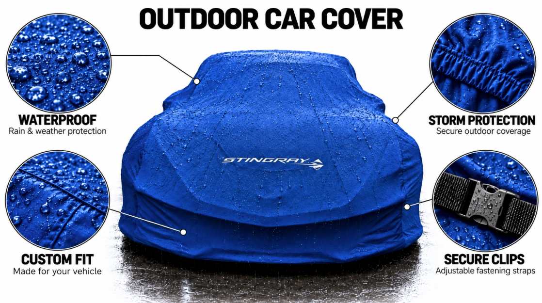 CORVETTE Stingray car cover, CORVETTE Stingray custom-made Outdoor car cover