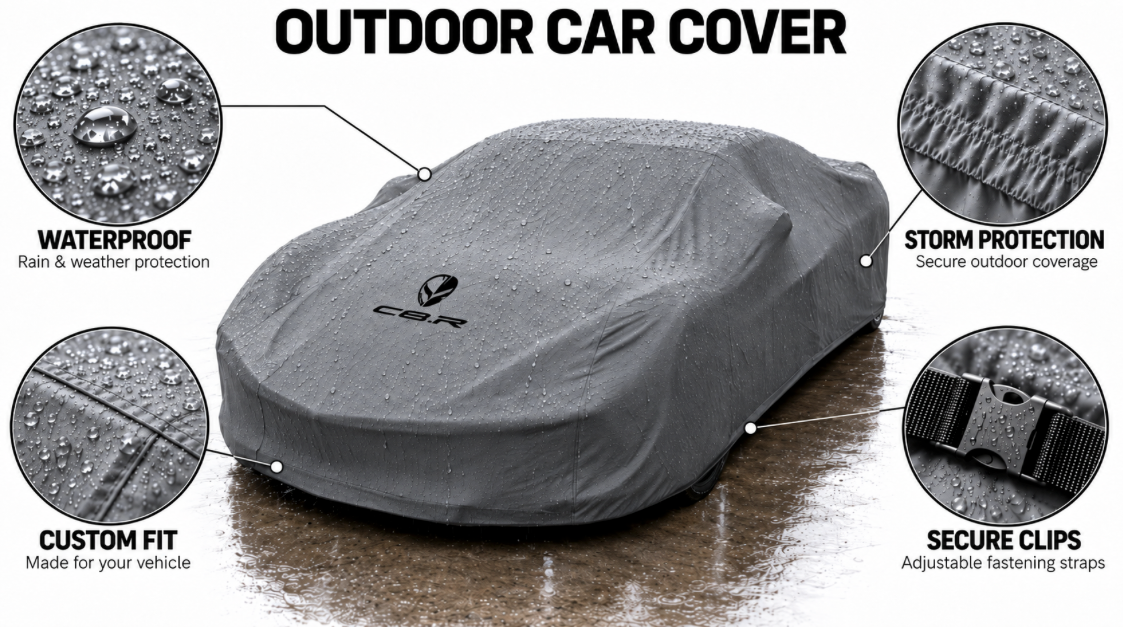 CORVETTE C8.R car cover, CORVETTE C8.R custom-made Outdoor car cover