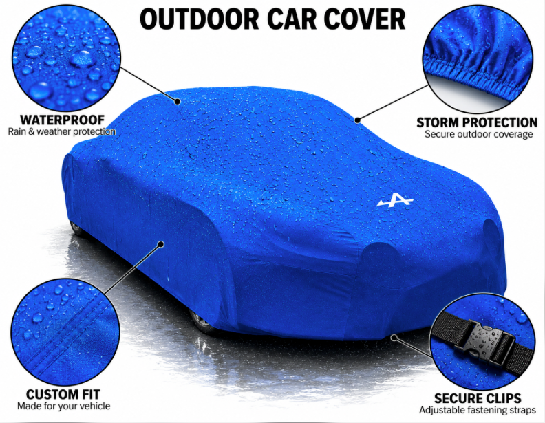 ALPİNE car cover, ALPİNE custom-made Outdoor car cover