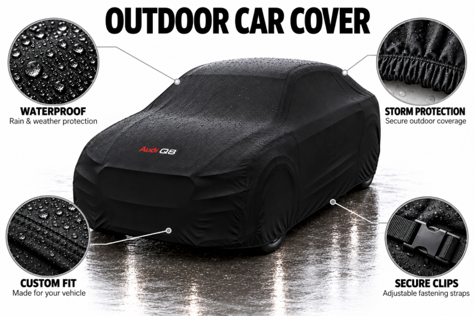 Audi car cover, Audi custom-made Outdoor car cover ( AUDİ-Q2-Q3-Q4-Q5-Q6-Q7-Q8 )
