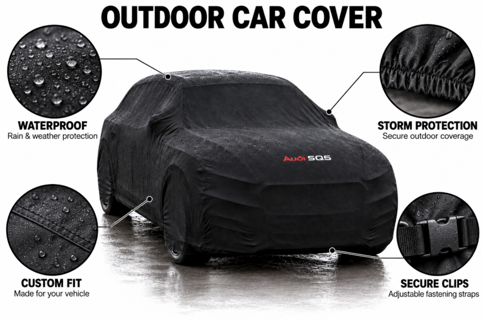 Audi car cover, Audi custom-made Outdoor cover ( S Line-SQ2-SQ3-SQ4-SQ5-SQ6-SQ7-SQ8 )
