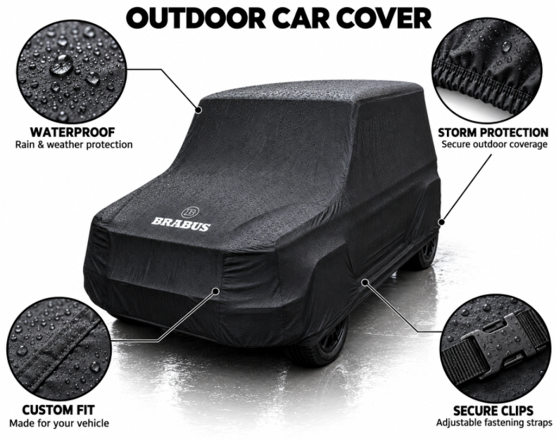 BRABUS car cover, BRABUS custom-made Outdoor car cover