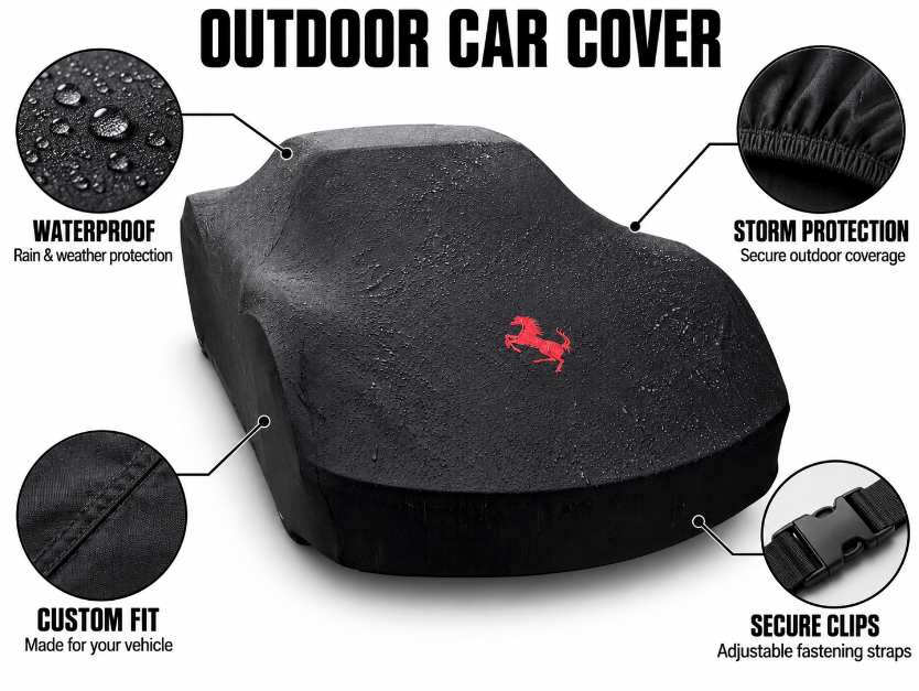 Ferrari car cover, Ferrari custom-made Outdoor car cover