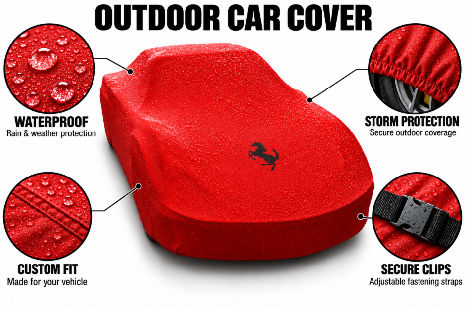 Ferrari car cover, Ferrari custom-made Outdoor car cover