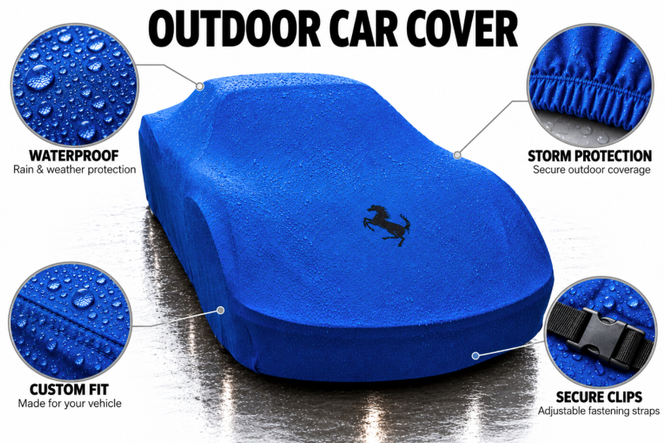 Ferrari car cover, Ferrari custom-made Outdoor car cover