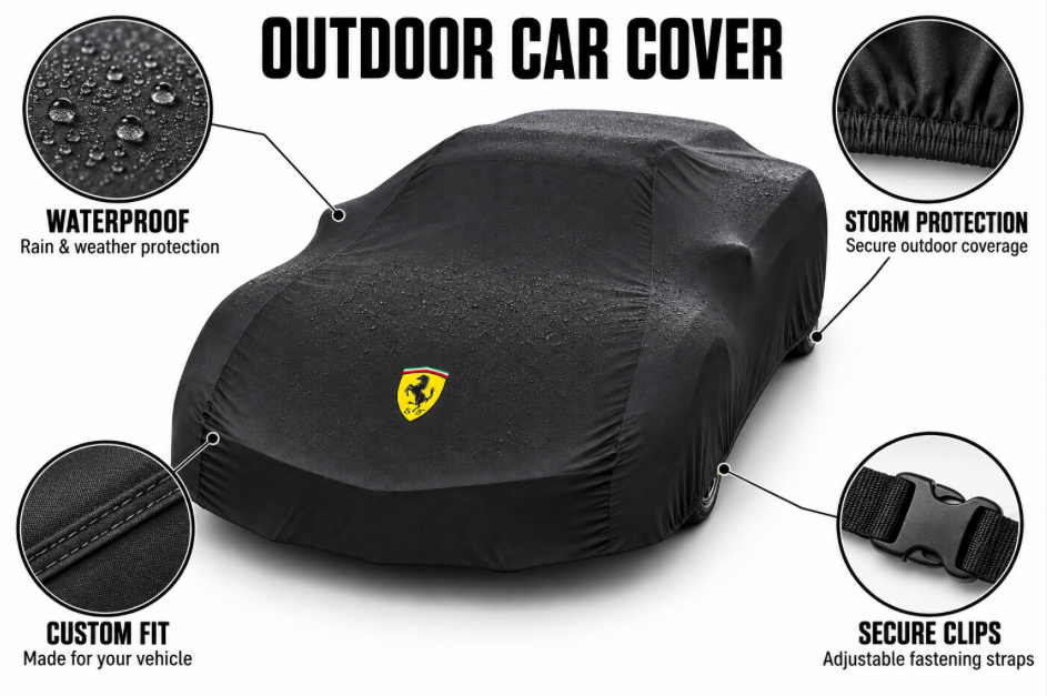 Ferrari car cover, Ferrari custom-made Outdoor car cover