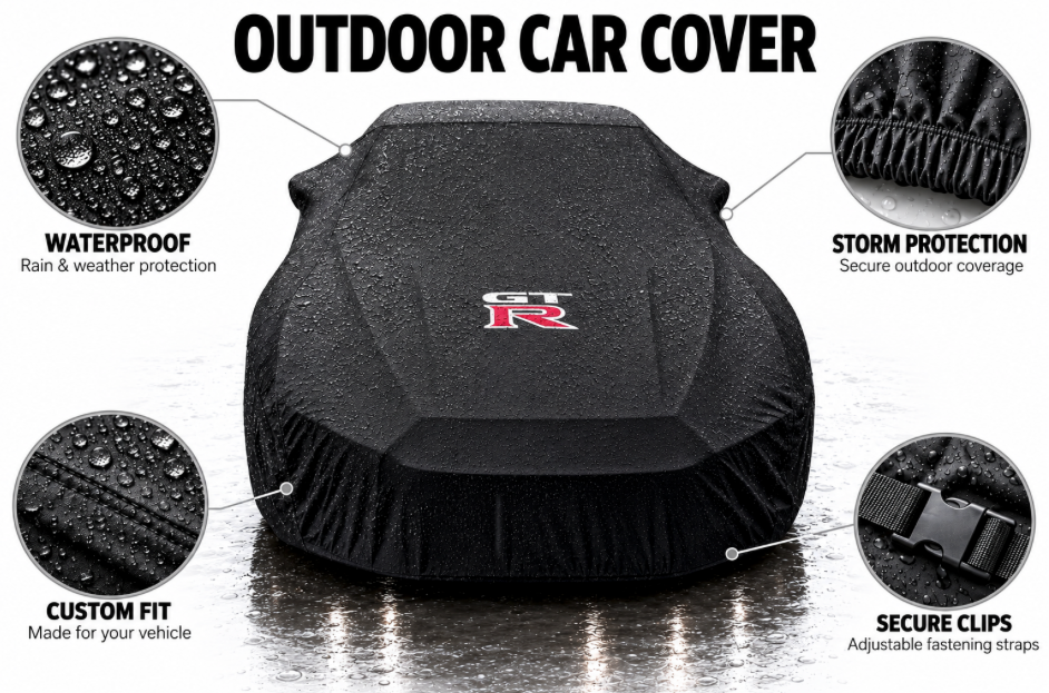 Nissan GT-R car cover, Nissan GT-R custom-made Outdoor car cover