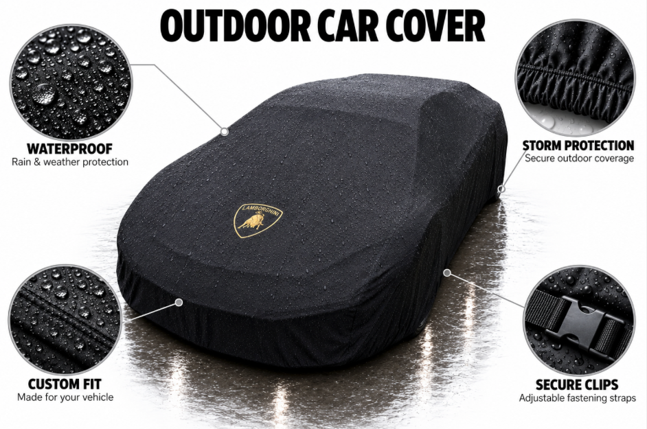 Lamborghini Car Cover, Lamborghini custom-made Outdoor car cover