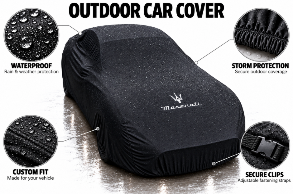 Maserati Car Cover, Maserati custom-made Outdoor car cover