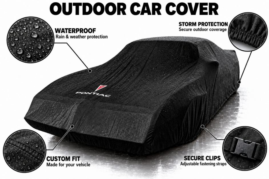Pontiac Car Cover, Pontiac custom-made Outdoor car cover
