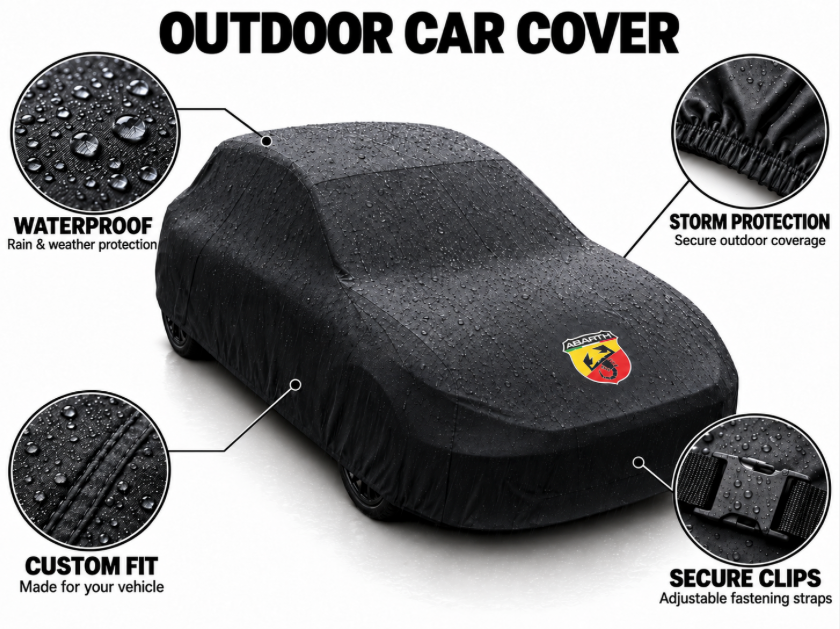 Abarth car cover, Abarth custom-made Outdoor car cover