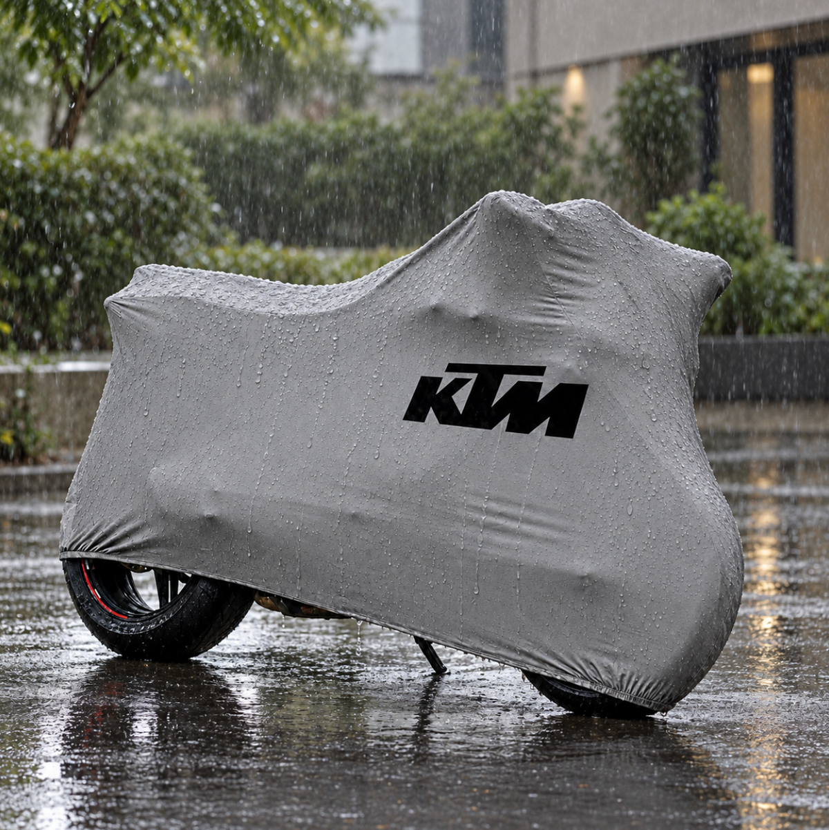 KTM Custom-Fit Outdoor Motorcycle Cover – Waterproof All-Weather Protection