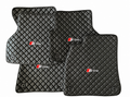 Audi S Line Leather Car Floor Mat, Audi S Line Waterproof Custom Car Mat