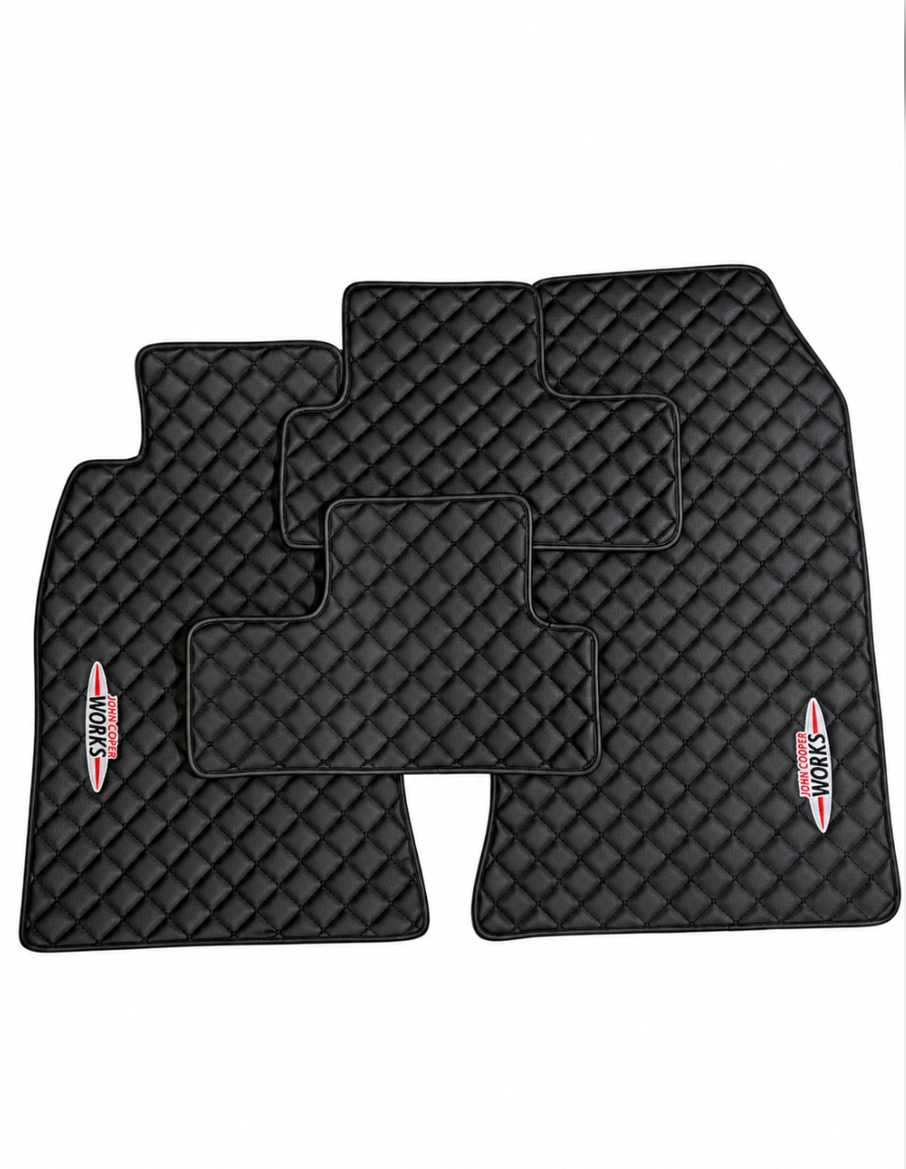 Mini John Cooper Works Leather Car Floor Mat, Mini Cooper Waterproof Custom Car Mat
