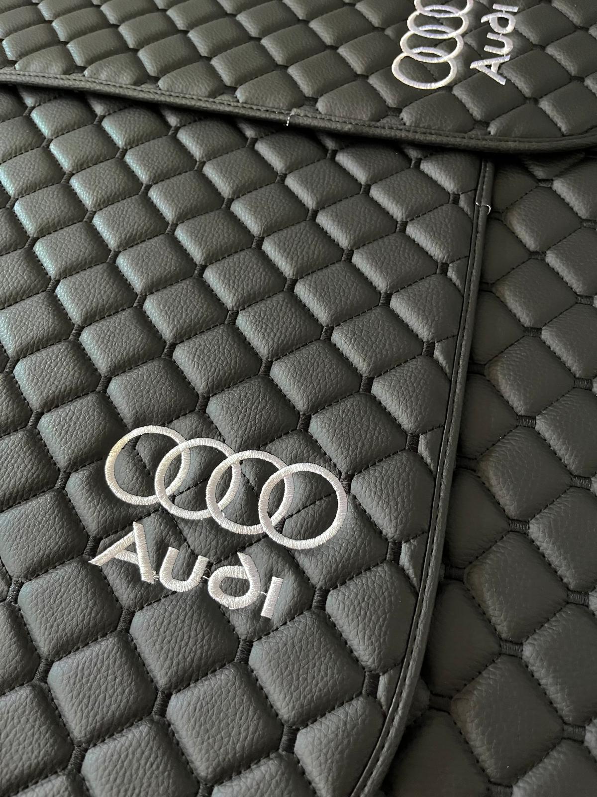 Audi Leather Car Floor Mat, Audi Waterproof Custom Car Mat