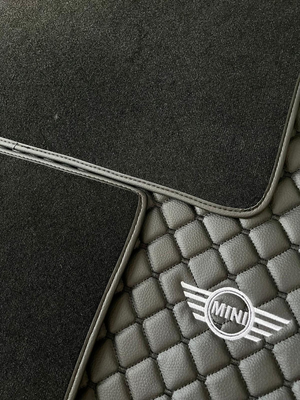 Mini Cooper Leather Car Floor Mat, Mini Cooper Waterproof Custom Car Mat